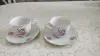 Польский фарфор: 2 кофейные пары