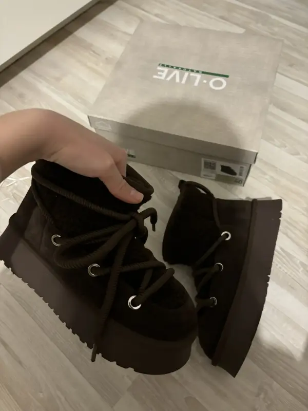 Ботинки зимние женские