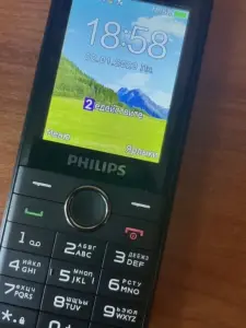 Philips Xenium E172 акб держит 2 недели.