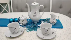 Фарфоровый чайник Rococo отдельно / в наборе