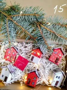 Новогодние домики ручной работы