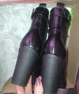 Ботинки кожаные