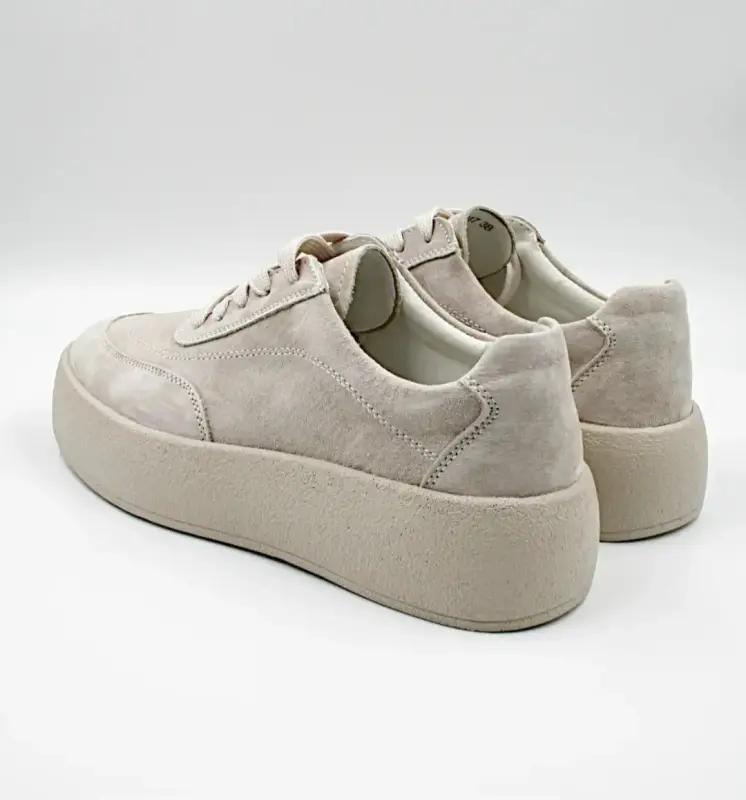 Кеды ботинки, натуральная замша