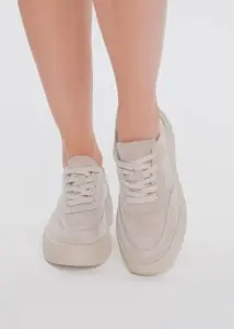 Кеды ботинки, натуральная замша