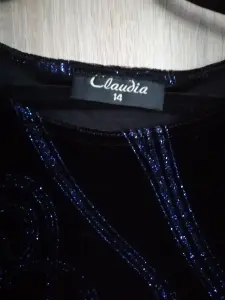 Сверкающая бархатная кофточка