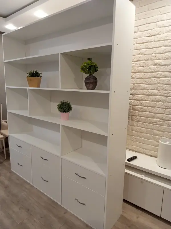 Стелаж-шкаф подойдет и для дома и для офиса