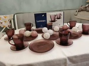 Чайный набор Luminarc / десертные тарелки Luminarc