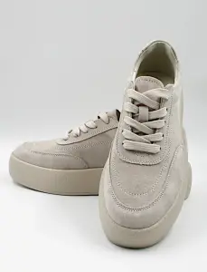 Кеды ботинки, натуральная замша