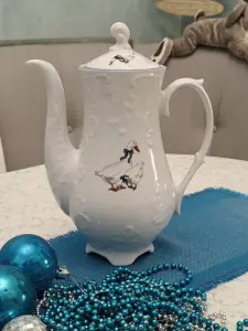 Фарфоровый чайник Rococo отдельно / в наборе