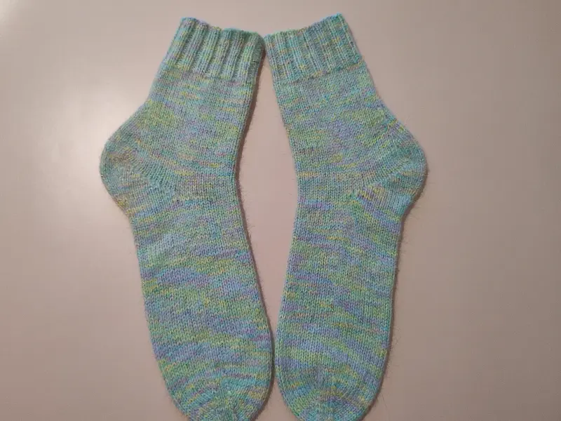 Носочки из пуха норки с итальянским люрексом