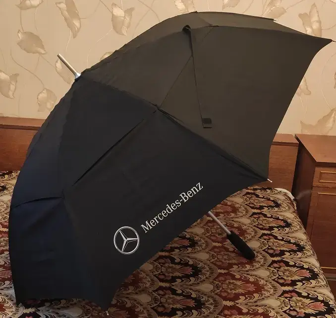 Зонт Mersedes-Benz: большой, семейный, фирменный подарок от автозавода Daimler AG Stuttgart Germany