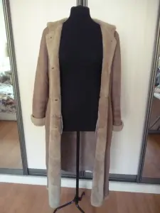 Дублёнка женская длинная