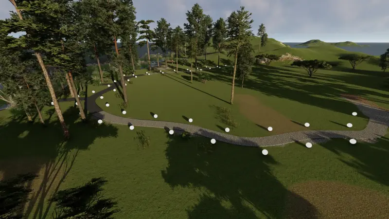 проект дорожек, ландшафтный архитектор