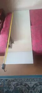 2 зеркала целых, без креплений, 128х40 см