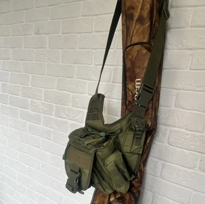 поясная сумка + 4 катушки + 4 удилища + 4 коробки