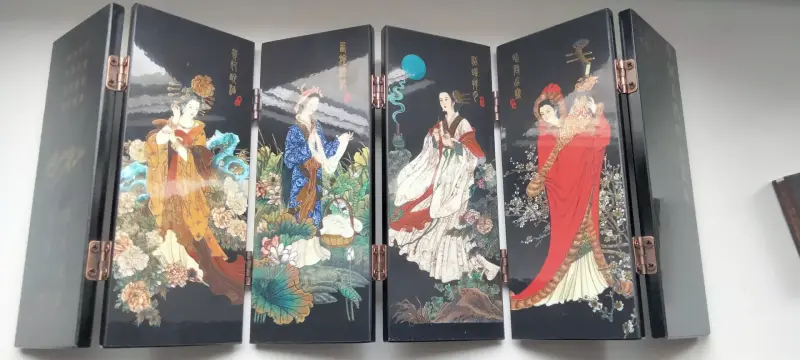 Настольная ширма, дерево, Китай.