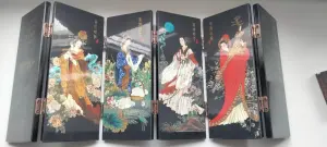 Настольная ширма, дерево, Китай.