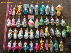елочные игрушки СССР