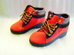 Ботинки замшевые утепленные