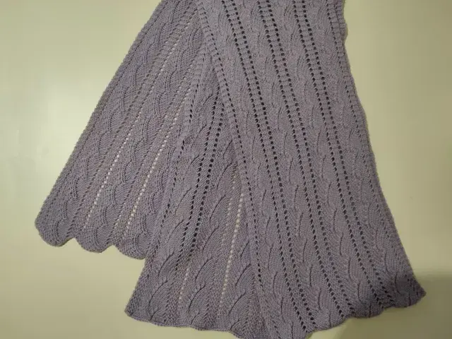 Сиреневый шарф