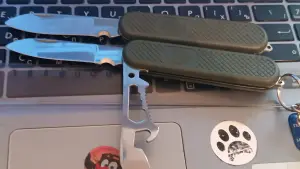 Нож складной солдатский Испания, герб. Продам!