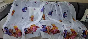 Тюль в детскую комнату, б.у мало совсем