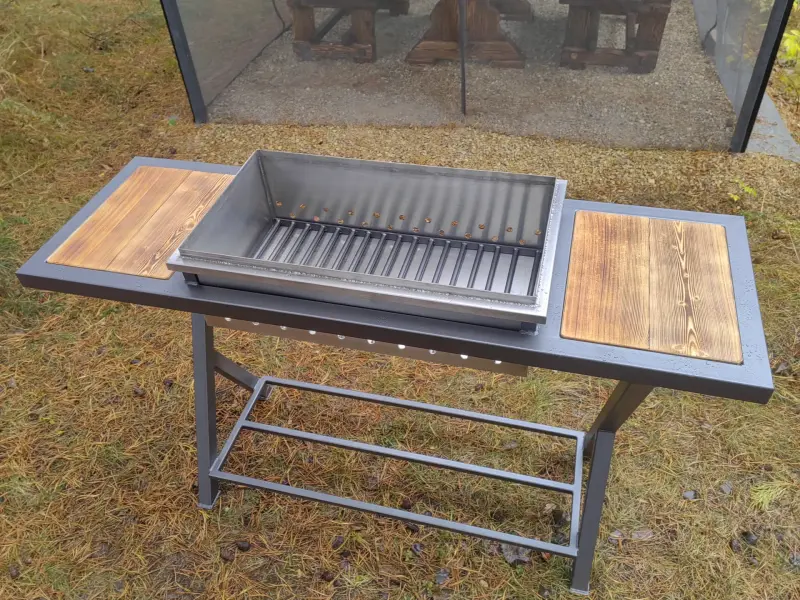 Мангал из нержавейки Aisi 304