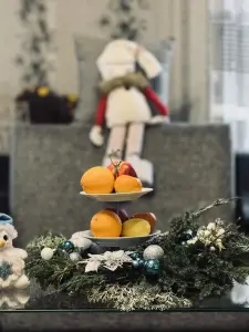 Новогодний/рождественский венок из живой хвои.