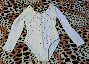 Купальники для танцев-спорта на девочку 6-8лет (р.122-134), б.у-2шт: