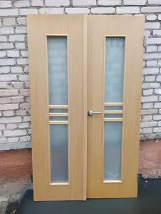 Двери межкомнатные двойные