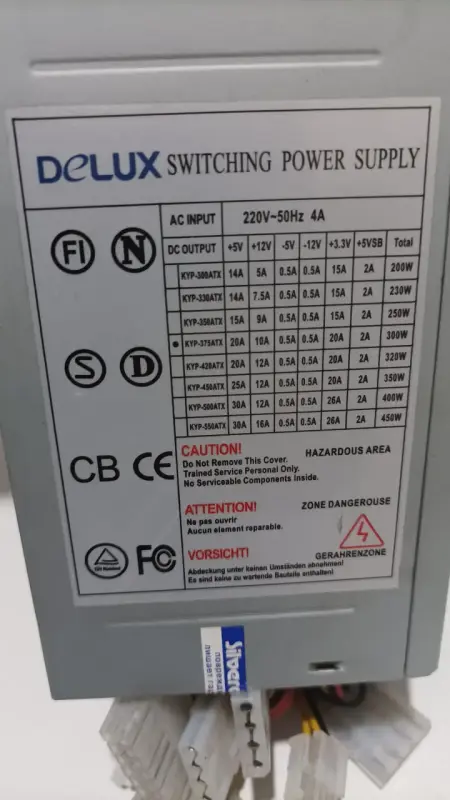 Блоки питания, аккумуляторы - Блок питания Delux (300W) - Вся Беларусь - Фото 3 Блок питания Delux (300W) - Вся Беларусь - 229173 - Доска объявлений Kupika.by - Фото 3