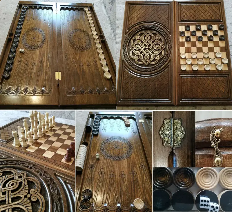 Настольные игры - Нарды - шахматы - шашки 3В1 - Вся Беларусь - Фото 10 Нарды - шахматы - шашки 3В1 - Вся Беларусь - 229208 - Доска объявлений Kupika.by - Фото 10