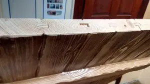 Двери для бани деревянные брашированые