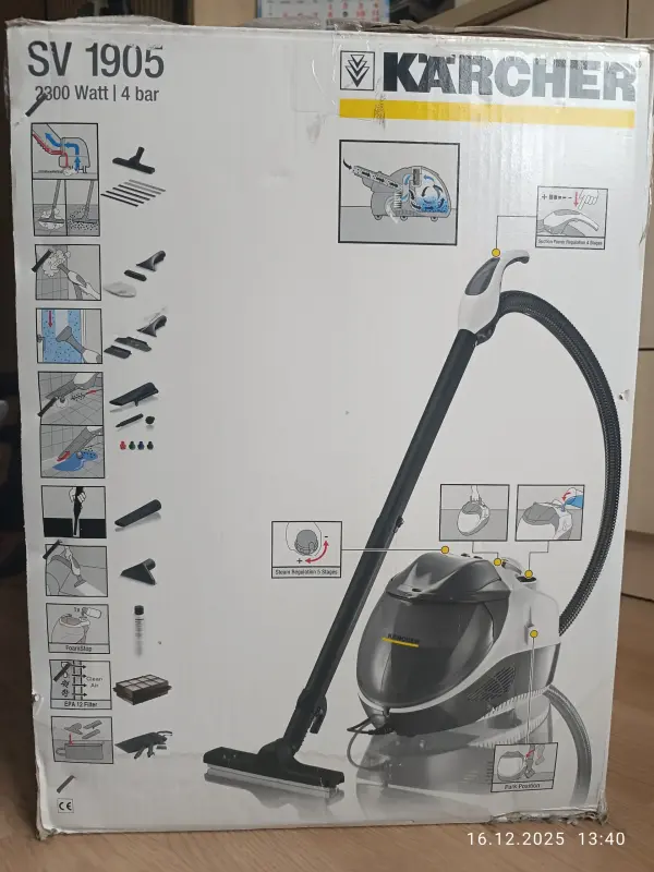 Техника для уборки - Продаю паропылесос Karcher SV 1905 (1.439-312.0) 2300 вт. - Вся Беларусь - Фото 7 Продаю паропылесос Karcher SV 1905 (1.439-312.0) 2300 вт. - Вся Беларусь - 230363 - Доска объявлений Kupika.by - Фото 7