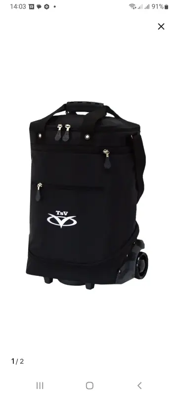 Компактная сумка на больших колёсах