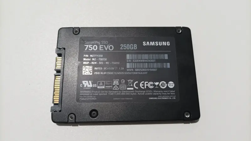 SSD Samsung 750 EVO 250Gb (MZ-750250) - Вся Беларусь - 230263 - Доска объявлений Kupika.by - Фото 2
