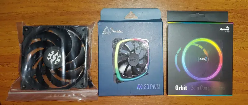 Вентиляторы 3шт