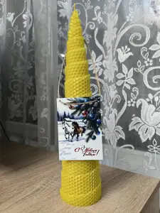 Свеча из вощины 31 см