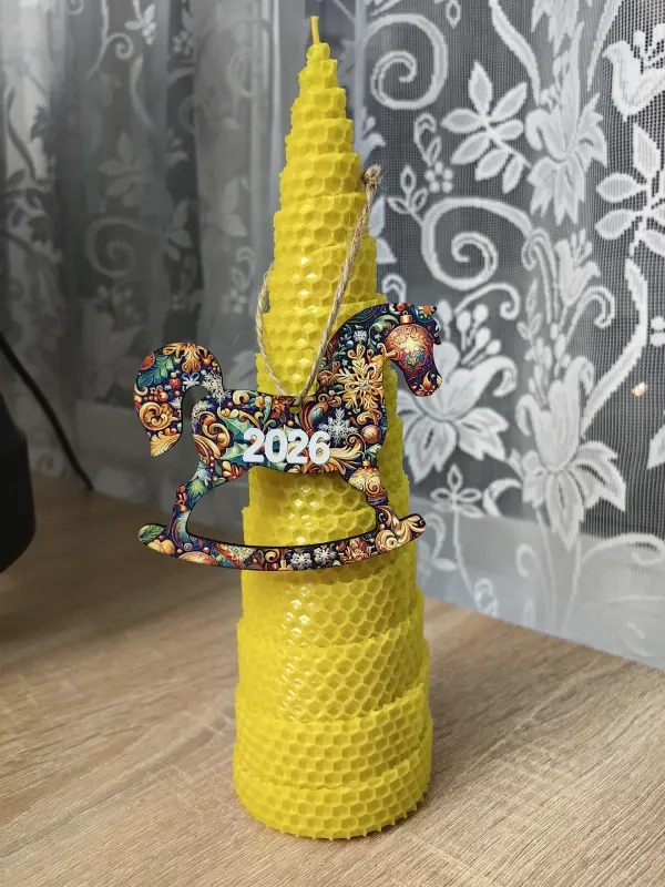 Свеча из натуральной вощины 25,5 см