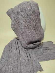 Сиреневый шарф