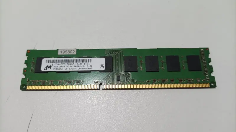 Оперативная память Micron PC3-10600 (DDR3, 4Gb)