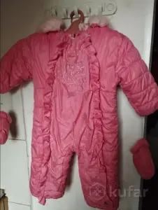 Комбинезон зимний для девочки.