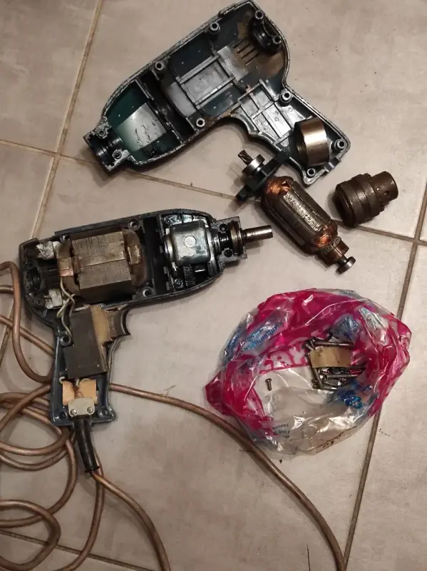 Дрель на запчасти