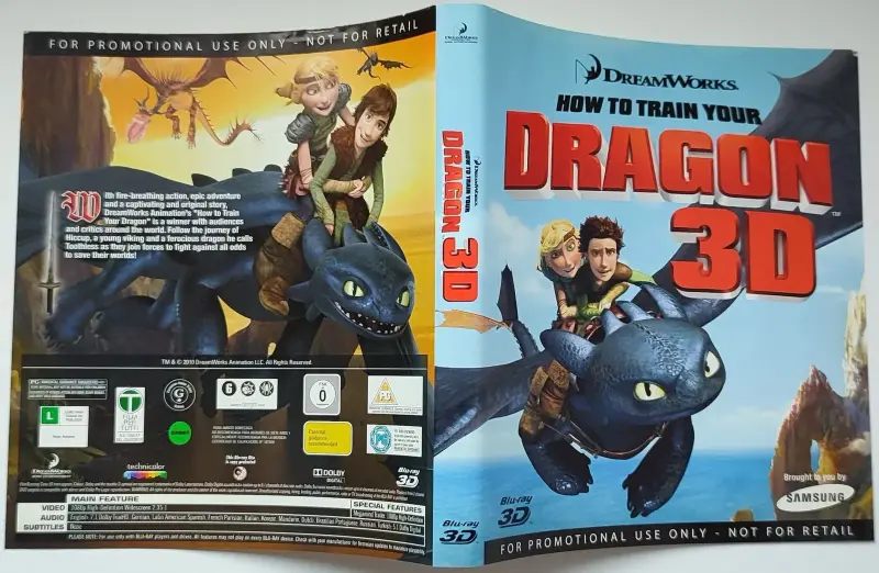 Как приручить дракона 3D (Blu-ray Disk)