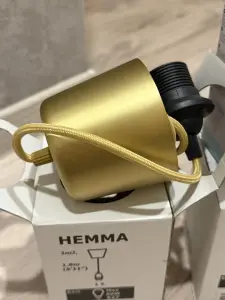 Подвесные светильники лофт с лампами IKEA