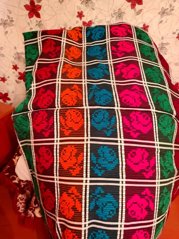 Покрывало самотканое старинное