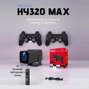 Умный игровой Android проектор с джойстиками и РЕТРО играми PROFIT HY320 MAX