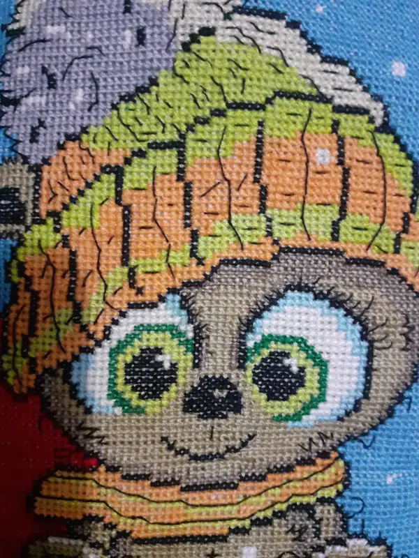 Новогодняя подушка