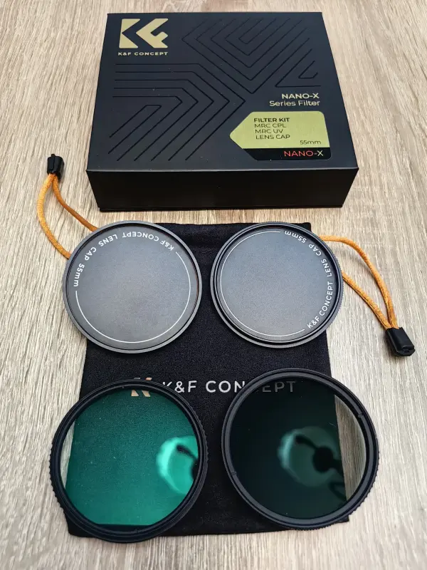 Светофильтры K&F Concept Nano-X MC-UV+CPL 55mm