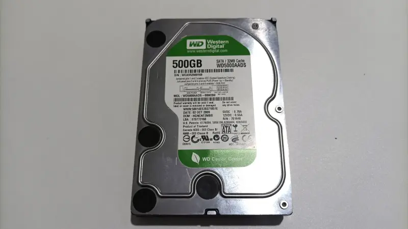 HDD WD Green 500Gb (WD5000AADS) жесткий диск